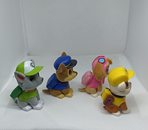 Lote 4 Figuras Original Paw Patrol Minis Ty Boos (Usado)