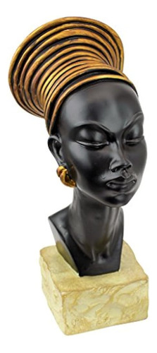 Design Toscano Nubian Kandake Busto Escultórico, Individual