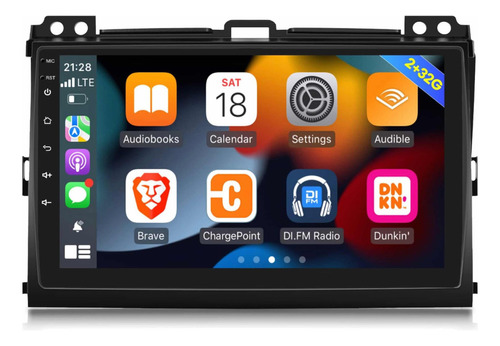 Radio Andorid Carplay 2+32 Toyota Prado O Vx 2006-2009