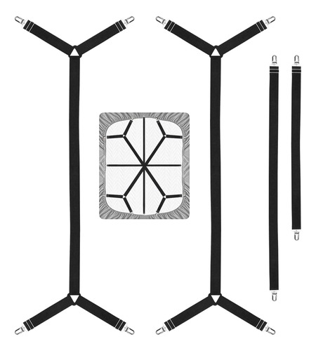 Correas Para Soportes De Sbana, Clips De Cubierta Del Colchn