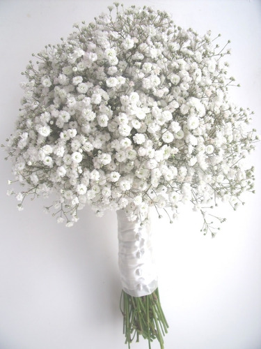 Ramo De Novia Con Gypsophila. Envíos A Domicilio