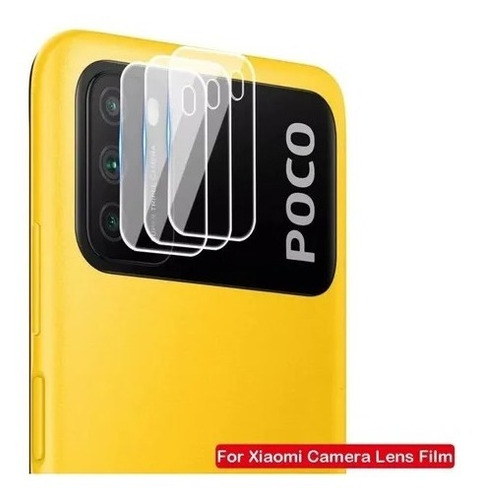 Imagem 2 de 4 de Pelicula De Camera Traseira Xiaomi Poco M3 Tela 6.53