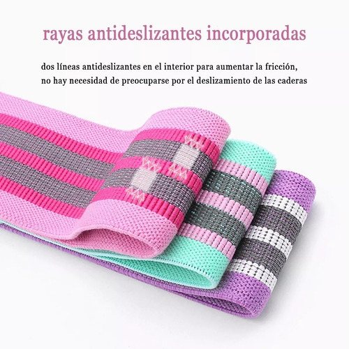 Ligas De Resistencia Yoga Kit 3 Pcs Bandas De Ejercicio Pull