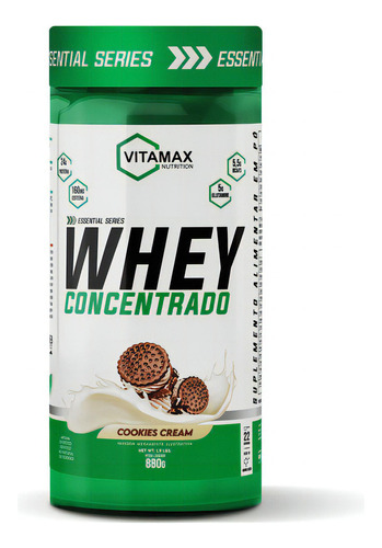 Whey Concentrado 880grs Vitamax Sabor Cookies