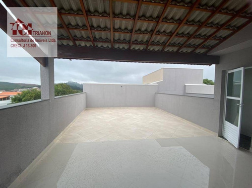 Imagem 3 de 15 de Cobertura Com 95 M² Total - 2 Dormitórios, 2 Vagas - À Venda Por R$ 350.000 - Vila Progresso - Santo André/sp - Co0942