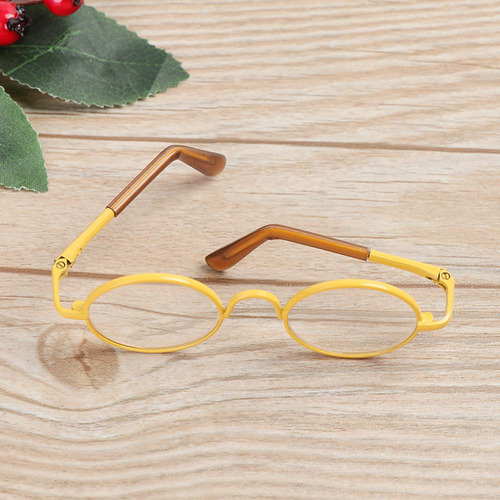 Gafas En Miniatura Con Lentes Transparentes Para Muñecas Con