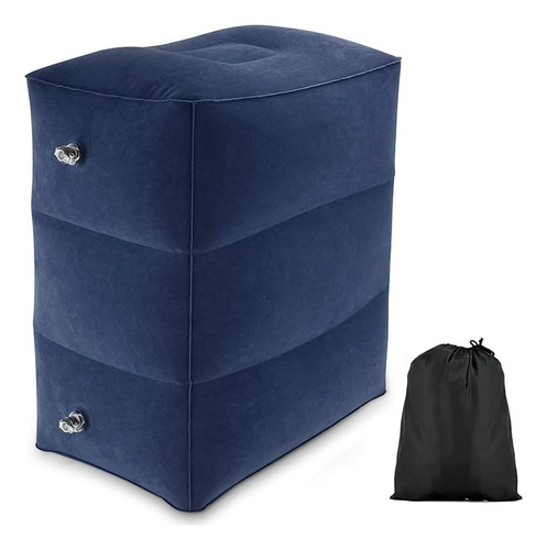 Almohada Inflable Para Reposapiés Aviones Coches Trenes
