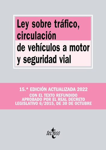 Libro Ley Sobre Trafico Circulacion De Vehiculos 15âª Edi...