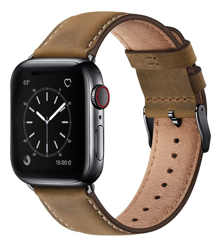 Leather Bands Compatible With Apple Watch Band 49mm 45mm 44m