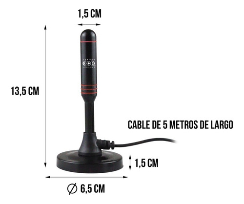 Antena De Tv Digital Para Interiores Antena Hdtv 4k 1080p