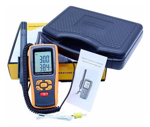 Termohigrómetro Profesional Con Sonda Y Termopar Gm1361+
