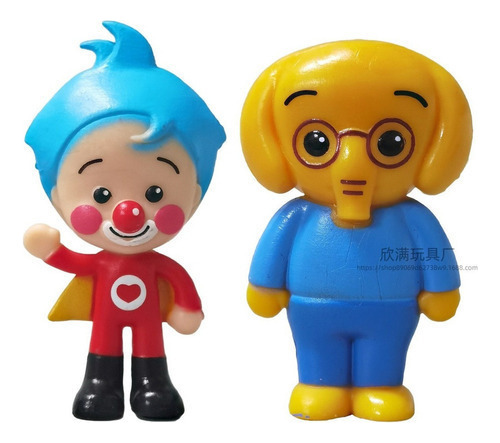 6pcs/set Plim Plim Clown Acción Figura Modelo Juguete Regalo