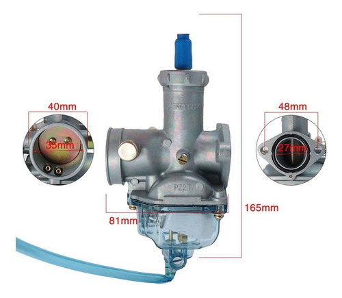 Carburador De Motocicleta Pz27 Para Motocicleta Keihin Ttr25