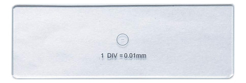 Diapositiva De Calibracion De Camara De Microscopio De Etapa