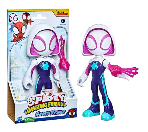 Figura Ghost-spider Gigante Spider-man Spidey Marvel 22 Cm