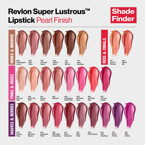 Batom Revlon Super Lustrous Pearl Mauve 460 Blushing Mauv