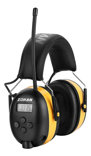 Zohan Em042 Auriculares De Radio Con Pantalla Digital, Oreje