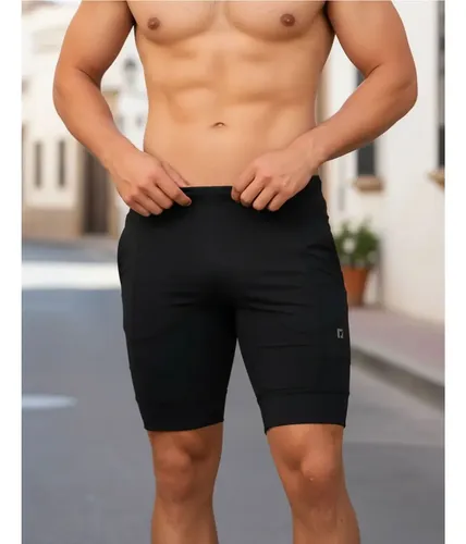 Bermuda de Compressão para Corrida Masculina com Bolso