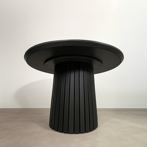Mesa De Comedor Nara Redonda De Mdf/chapa De Madera 120cm