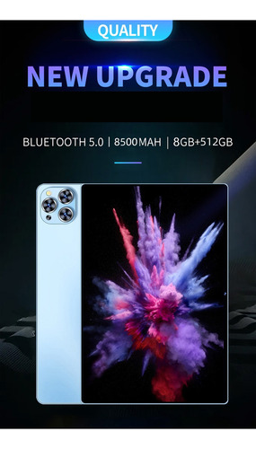 Tableta De 10.1 Pulgadas Con Android 13,8gb+256gb, 1920* 120