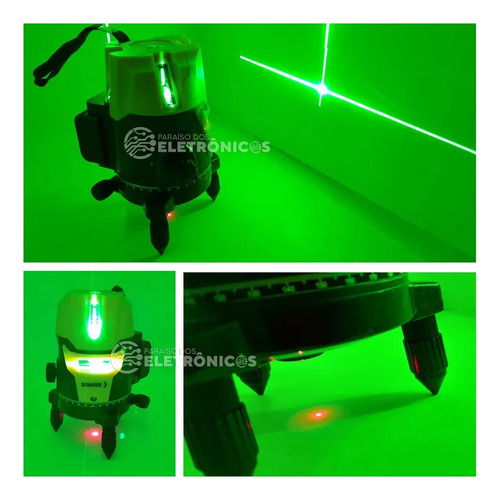 Nível Laser Profissional 5 Linha 360º 3d Promoção Lançamento