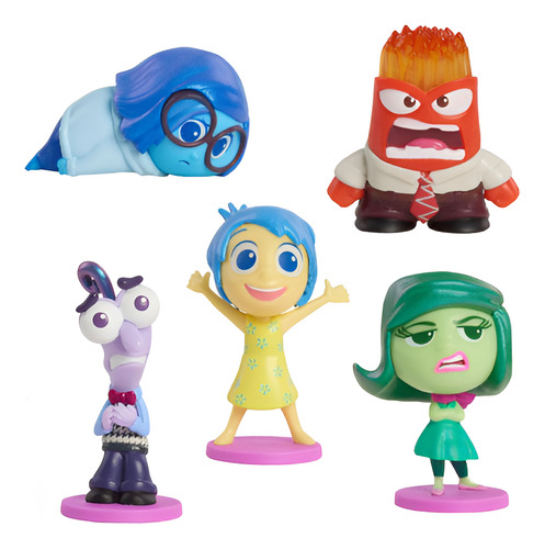 Intensamente 2 Set X5 Juguetes Colección Movie Inside Out
