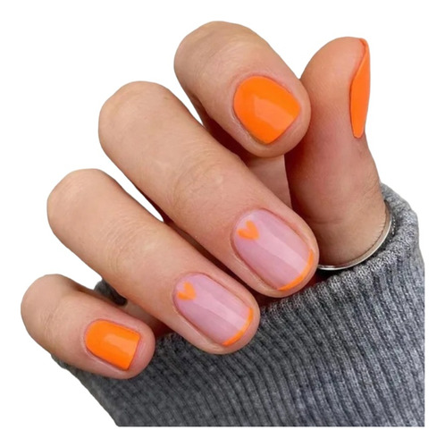 24 Uñas Postizas Press On Con Diseño, Diferentes Modelos