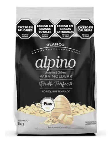 Pins Chocolate Alpino X 1 Kg!  Ideales Para Moldear!!!
