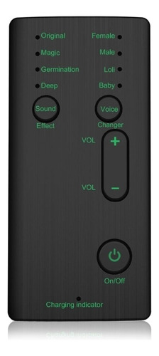 A Cambiador De Voz Portátil Tarjeta De Sonido 7 Modificador