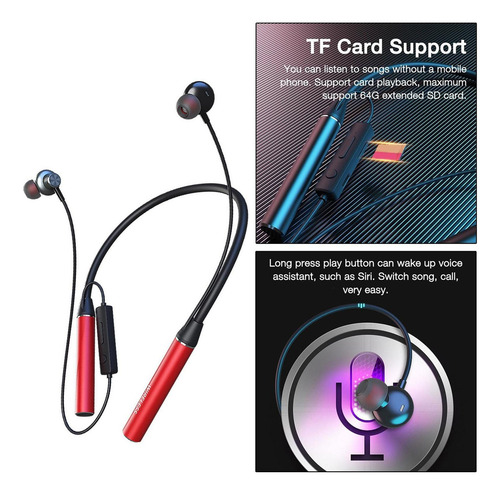 Banda Para El Cuello De Auriculares Bluetooth 80 Horas Playt