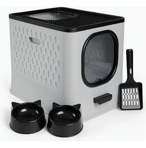 [APROVADO] Sandbox Premium Gatos - Luxo Cinza 🐱