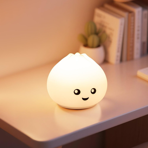 Lámpara De Silicona Espanta Cucos Recargable Luz Rgb Touch