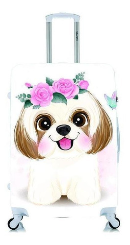 Funda protectora de viaje mediana personalizada Suitzu, flores, otros colores