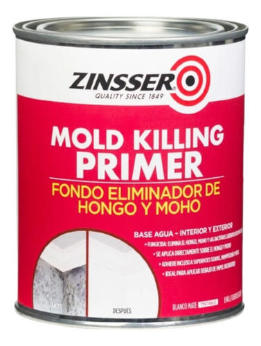 Fondo Antihongo Primer Mold Killing Zinsser 1 Litro Rust 