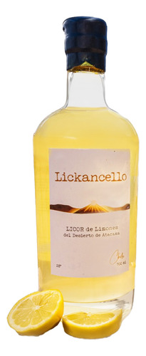 Licor Lickancello 700ml, Limoncello De San Pedro De Atacama