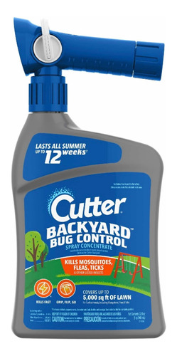 Cutter Backyard Eliminador Para Insectos De Césped 32oz.