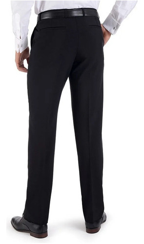 Pantalón Yale Hombre Vestir Liso Sin Pinzas Recto Marquiz