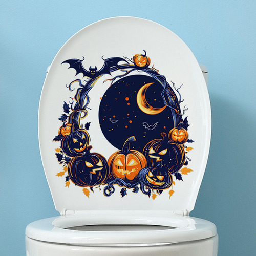 2 Calcomanía Autoadhesiva Decorativa Para Tapa De Inodoro