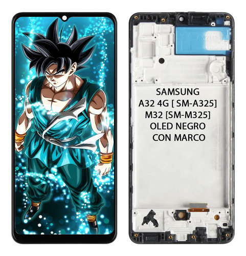 Display Pantalla Samsung A32 4g Oled Con Marco Touch Lcd Hd Negro