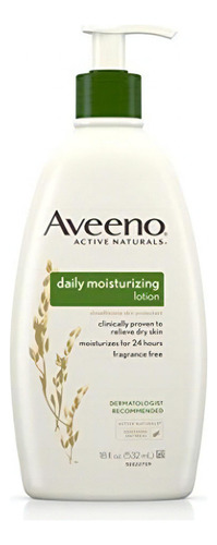  Crema hidratante para cuerpo Aveeno Daily moisturizing en dosificador 532mL