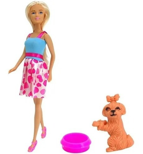 Imagen 1 de 6 de Muñeca Kiara Y Su Mascota Poppi Doll Accesorios Piu Online