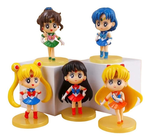 Sailor Moon Gashapones Figuras Set X 5 Otx-3175