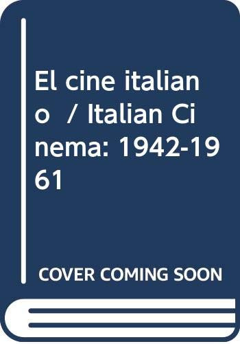 Libro El Cine Italiano, 1942-1961 : Del Neorrealismo A La Mo