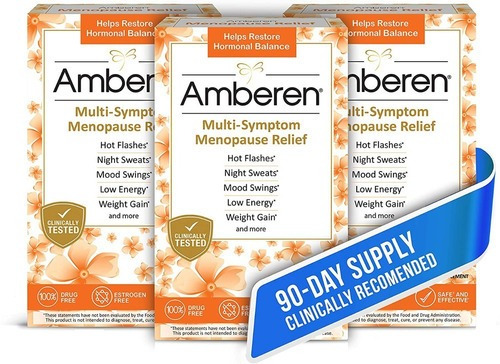 Amberen Alivio Menopausia Varios Sintomas Suministro 3meses