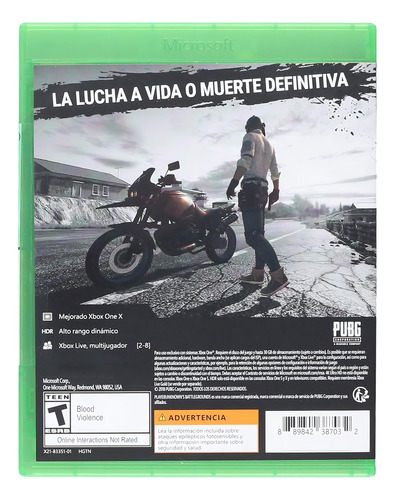Playerunknown's Battlegrounds Pubg Xbox One Usado (Usado)