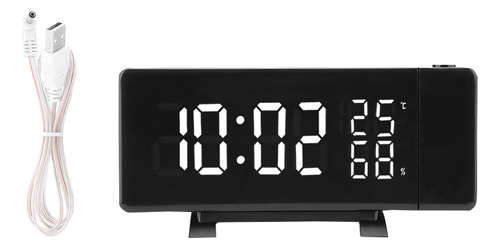 Reloj Digital 3 Color Proyección Led Interruptor De Tiempo D