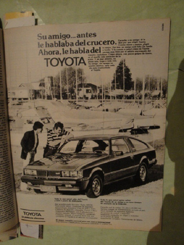 Publicidad Toyota Celica Año 1981