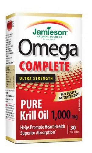 Suplemento Omega Jamieson Omega Complete? Pure Krill 1000 Mg