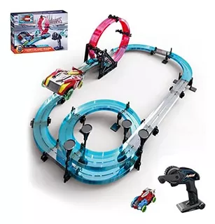 Insgen Slot Car Race Track Sets Para Niños, Hot Wheels Magne