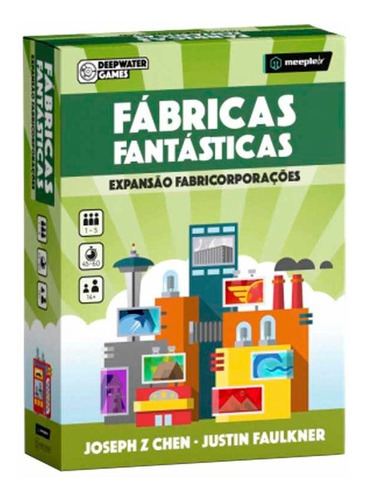 Fábricas Fantásticas Expansão Fabricorporações Meeplebr Jogo